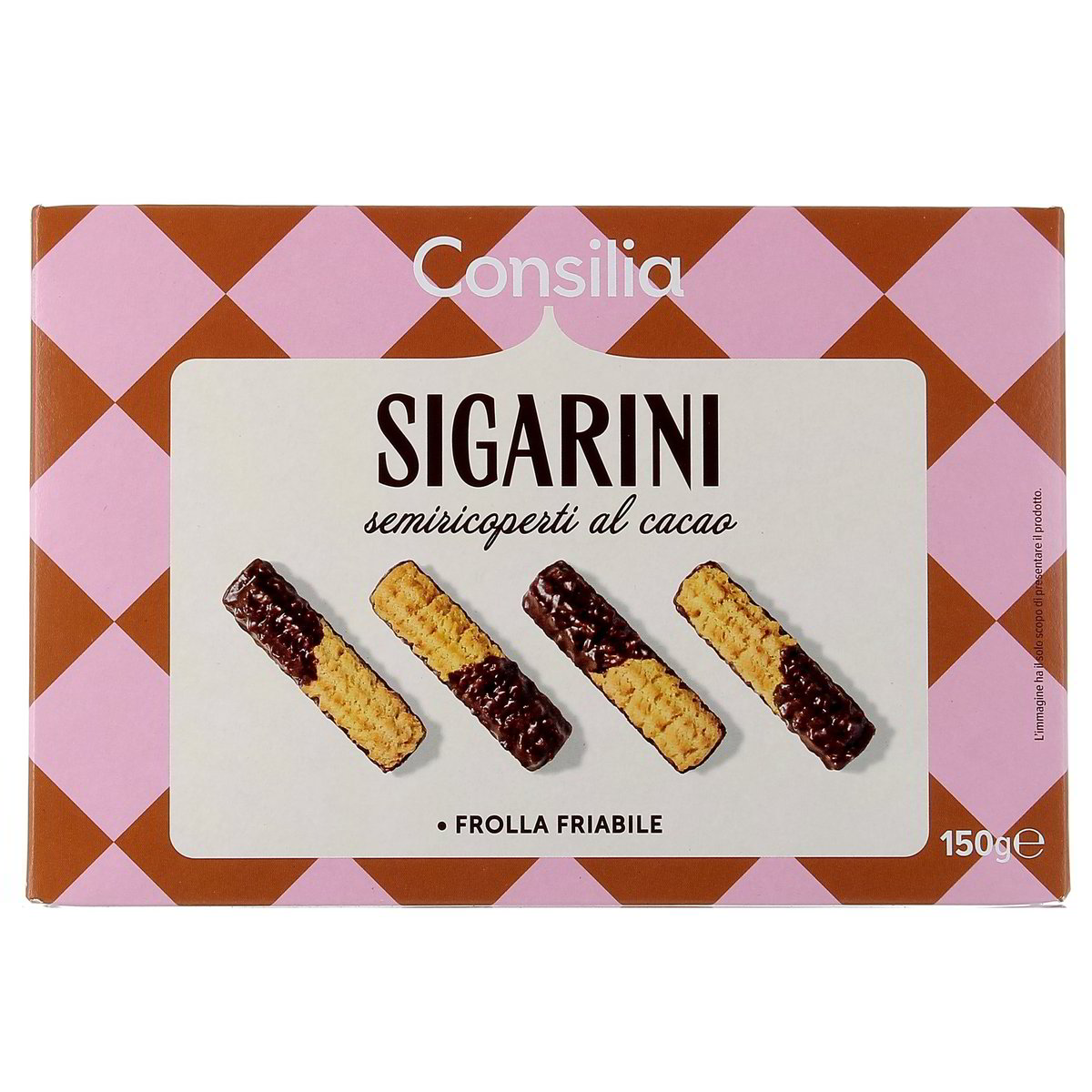 Consilia Sigarini Semiricoperti Al Cacao 150 g
