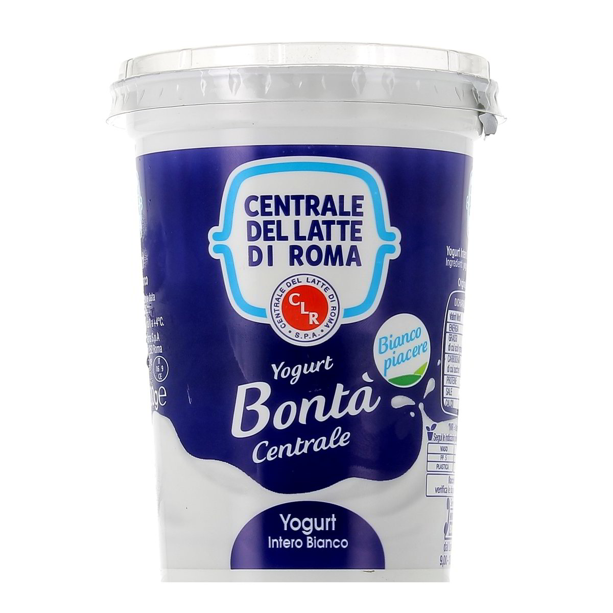 Centrale del Latte di Roma Bontà Yogurt Intero Bianco 500 g