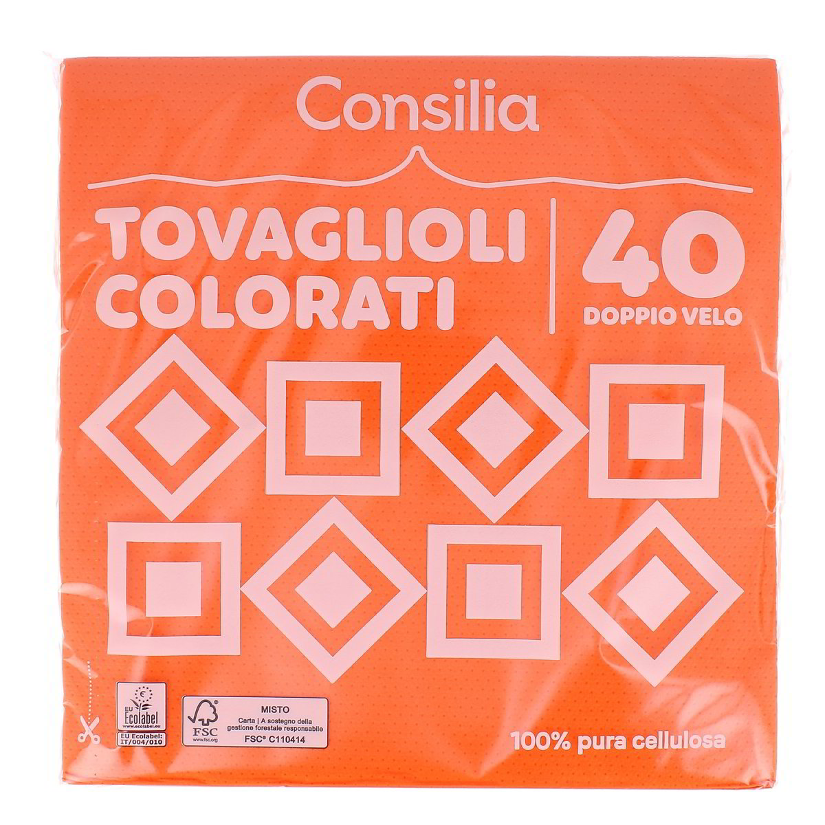 Consilia TOVAGLIOLI COLORATI (colorazione assortita) 40 pezzi (colore non selezionabile)