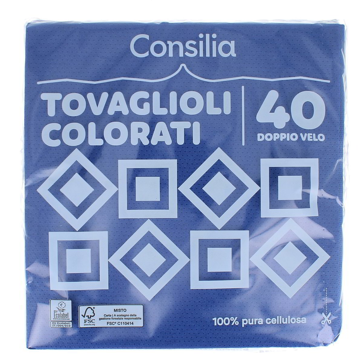 Consilia TOVAGLIOLI COLORATI (colorazione assortita) 40 pezzi (colore non selezionabile)