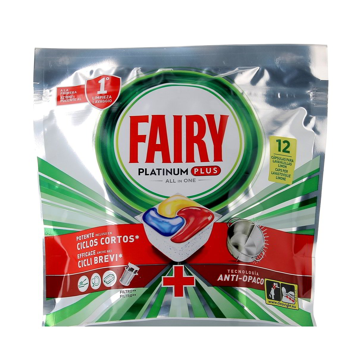 Fairy Caps Platinum Plus All In One Limone 12 pezzi
