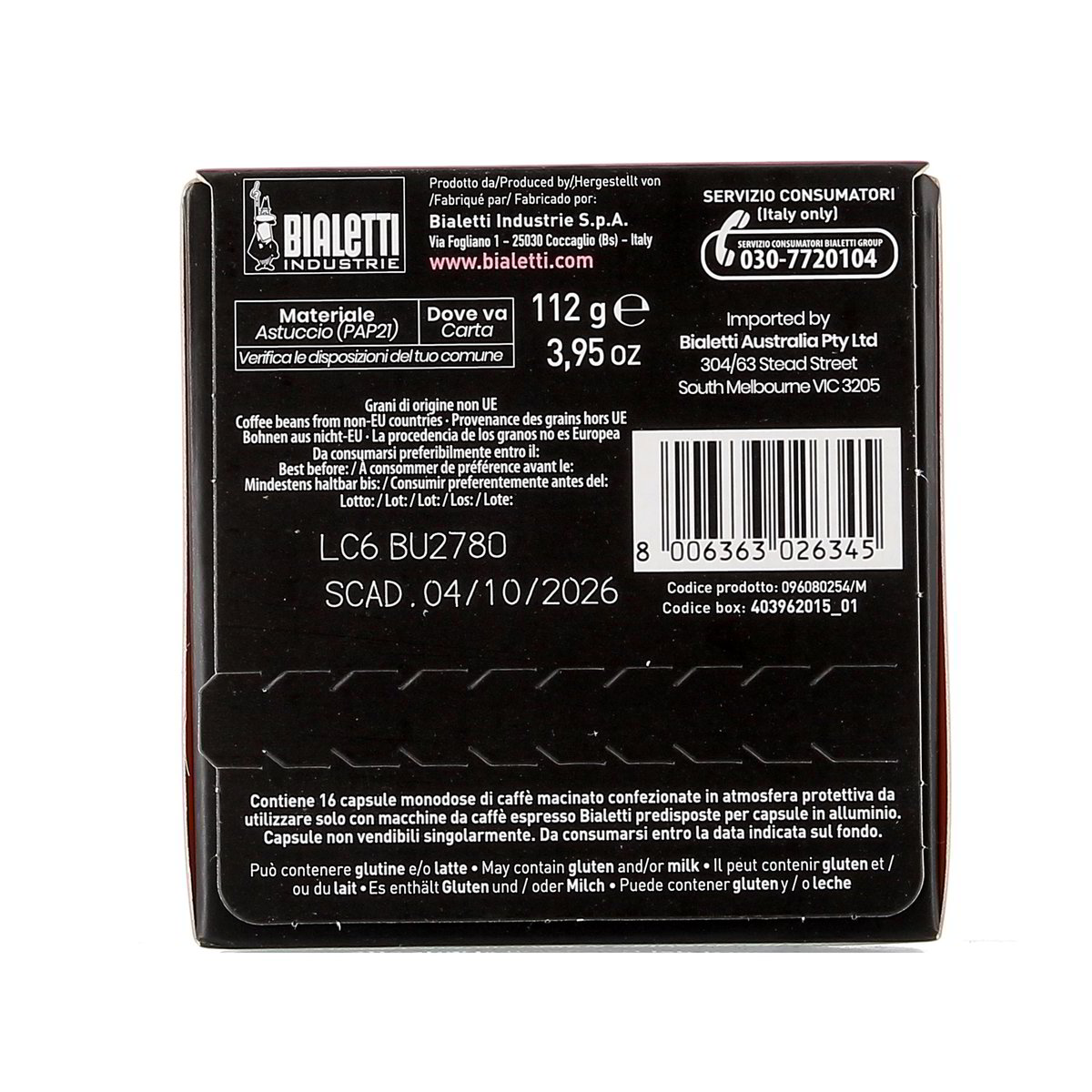 Bialetti Capsule Espresso Palermo Extra Forte 16 pezzi — immagine 3