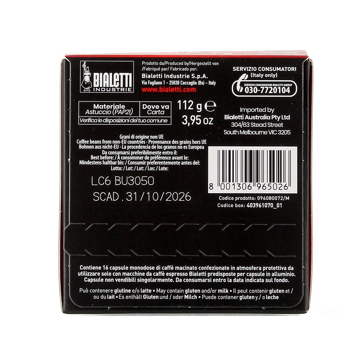Bialetti Capsule Espresso Roma Intenso 16 pezzi — immagine 3