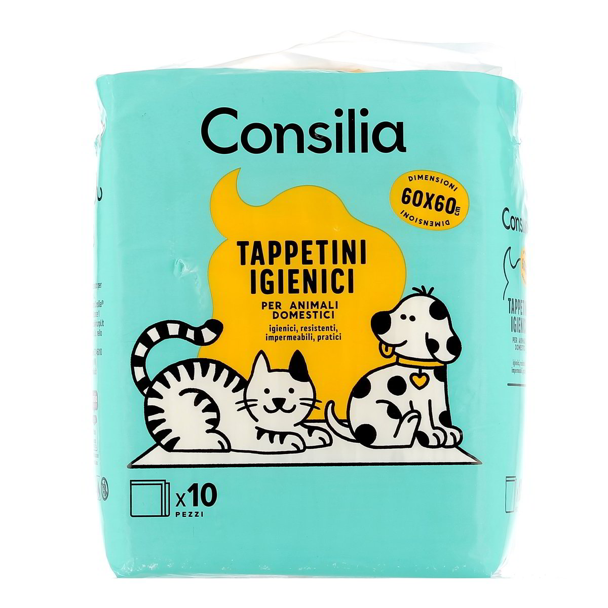 Consilia TAPPETINI IGIENICI 60x60cm 10 pezzi