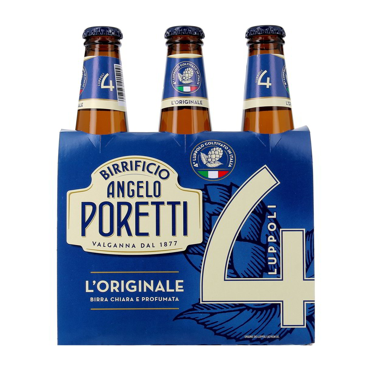 Angelo Poretti Birra 4 Luppoli Lager 3x33 cl