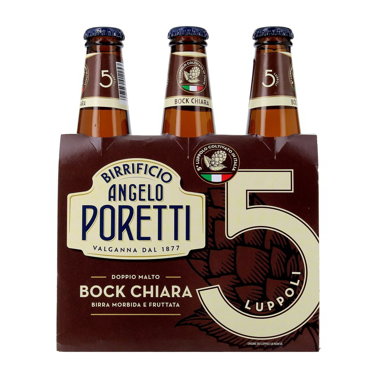 Angelo Poretti Birra 5 Luppoli Bock Chiara 3x33 cl