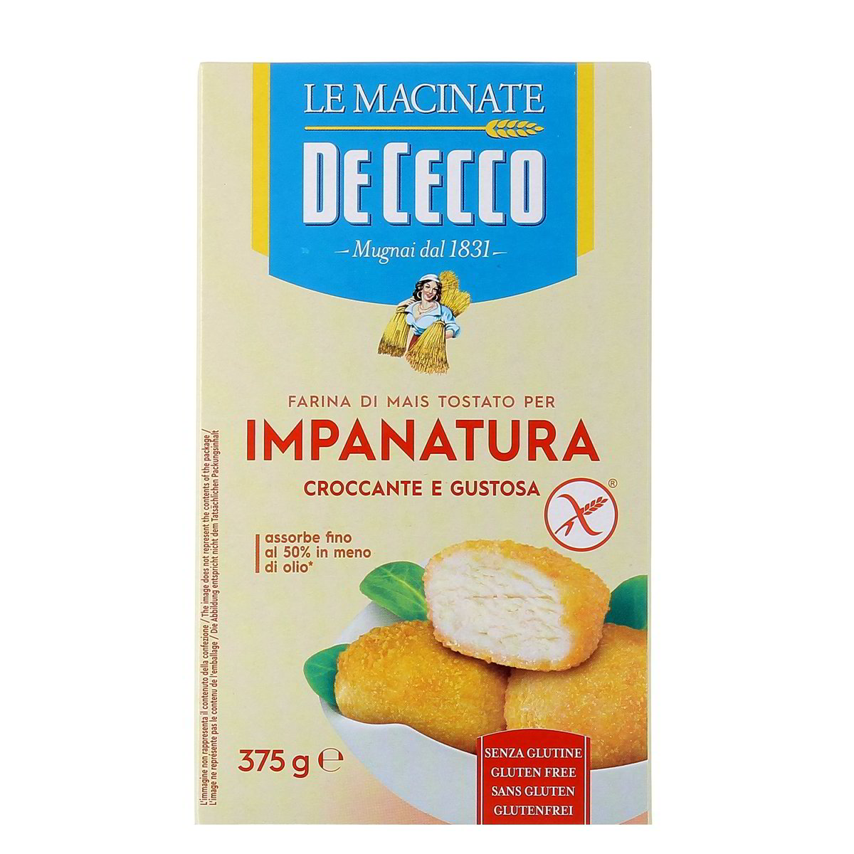 DE Cecco Farina Di Mais Tostato Per Impanatura 375 g