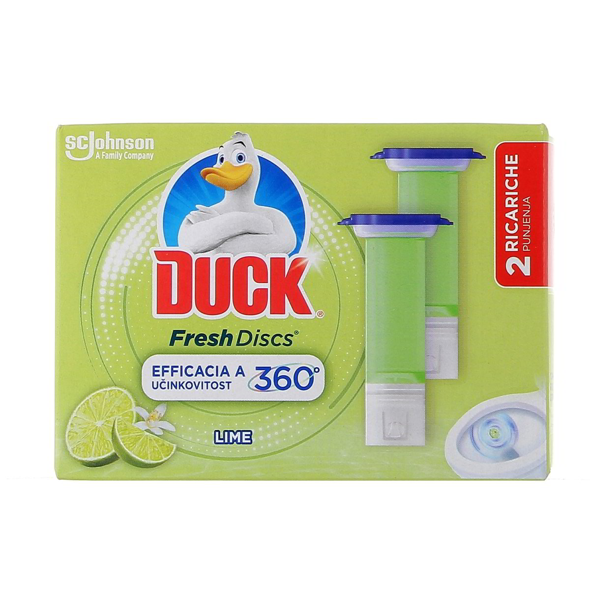 Duck Fresh Discs Lime 2x36 ml