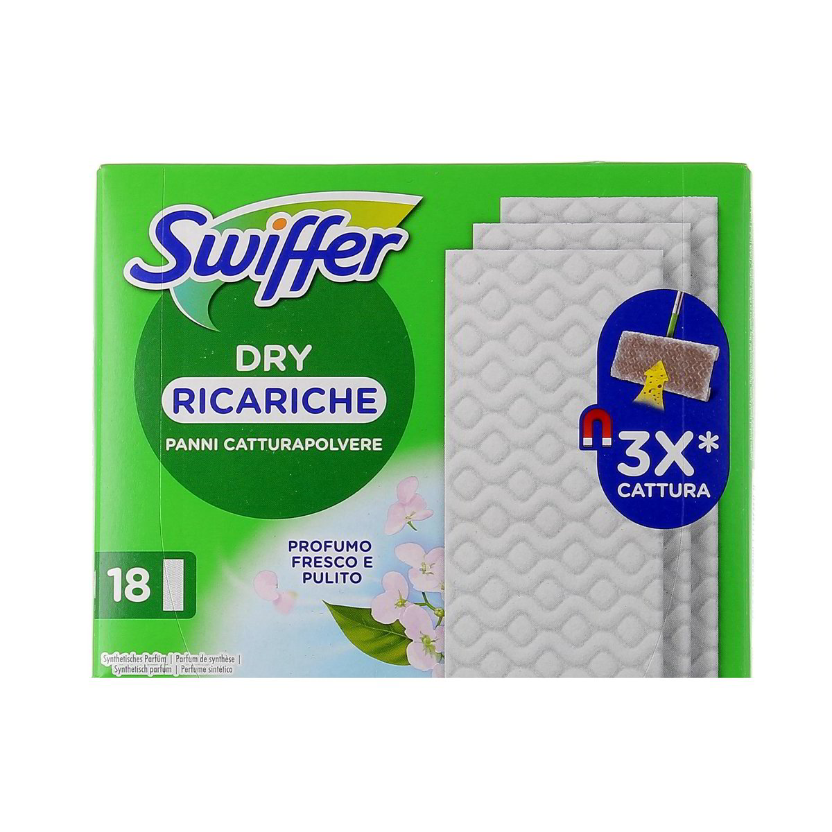 Sfiffer Dry Ricariche Panni Catturapolvere 18 pezzi