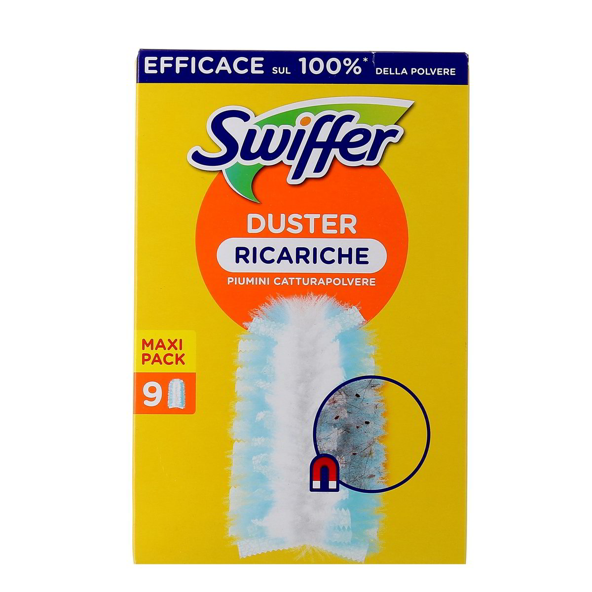 Swiffer Duster Ricariche Piumini Catturapolvere 9 pezzi