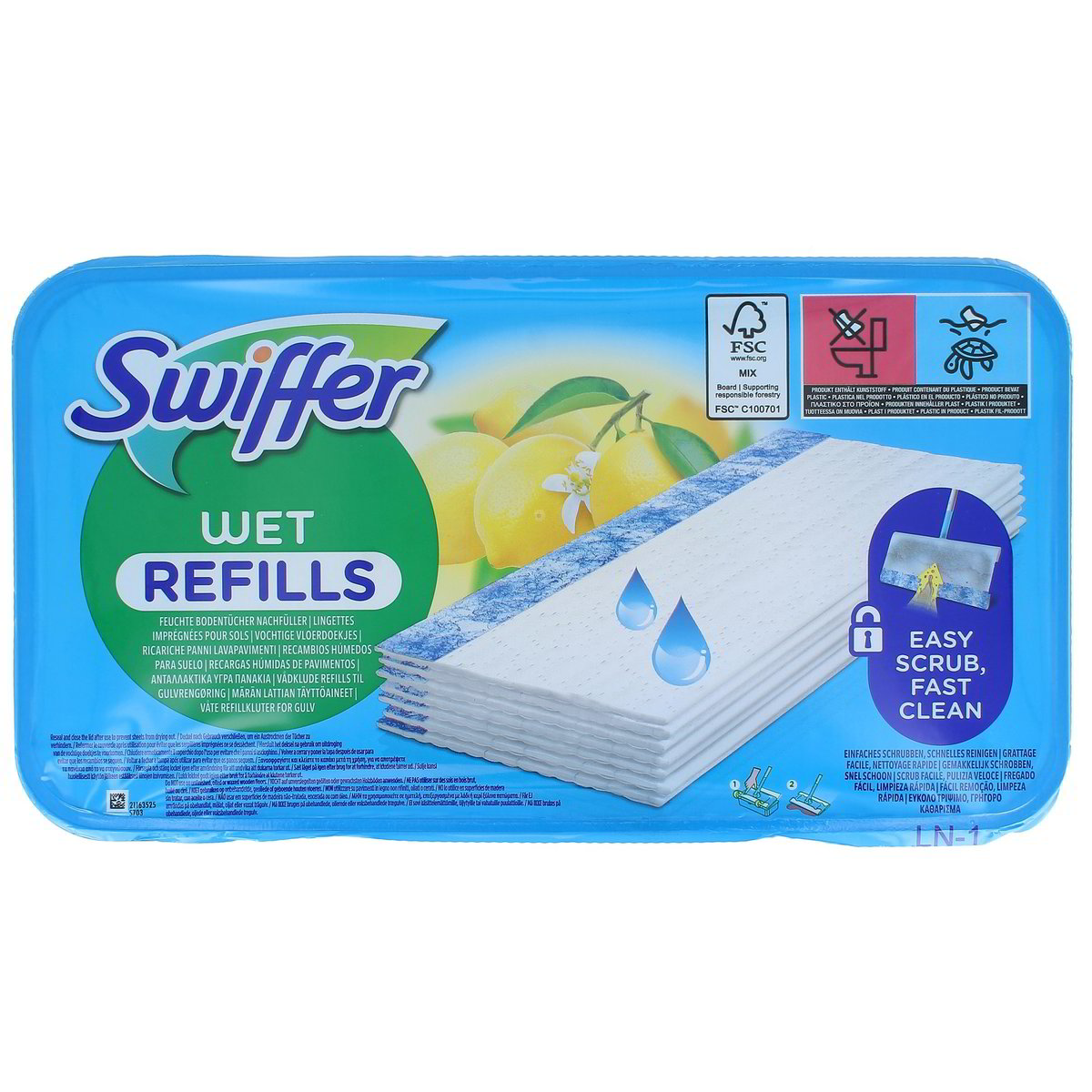 Swiffer Wet Refills Citrus Fresh 24 pezzi