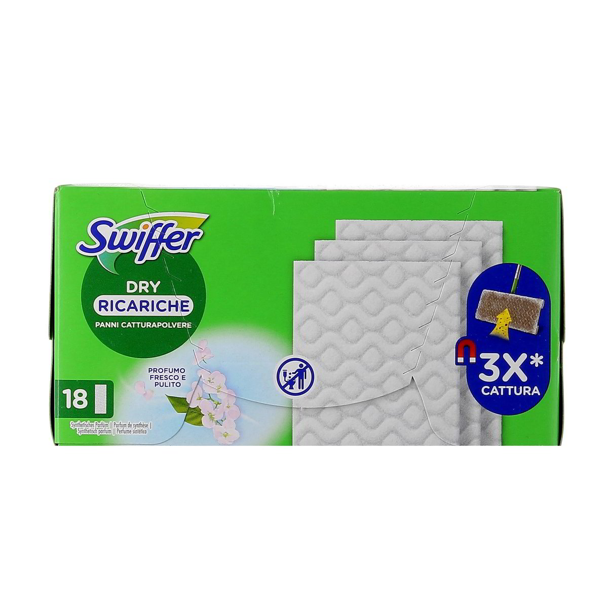 Sfiffer Dry Ricariche Panni Catturapolvere 18 pezzi — immagine 3