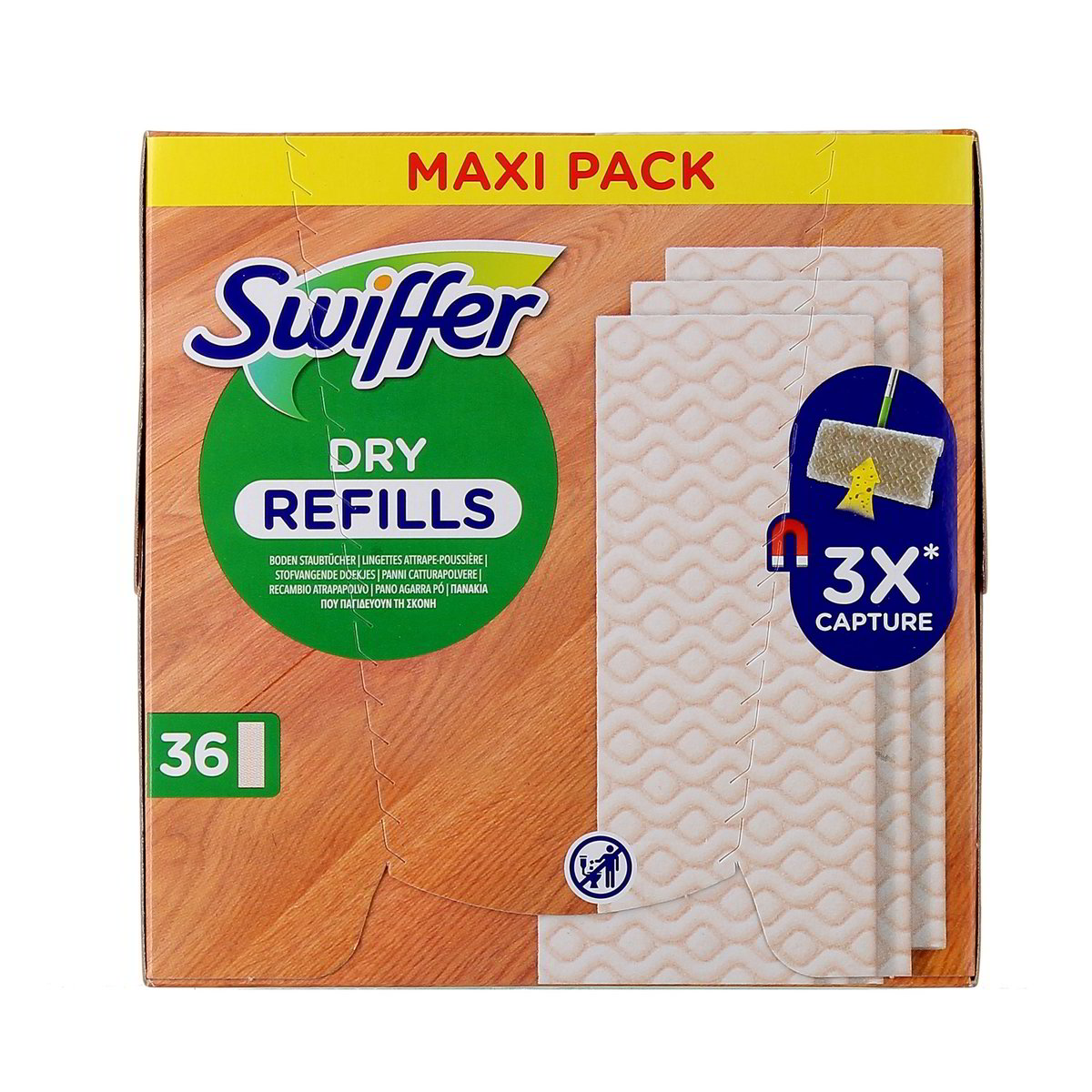 Swiffer Dry Refills Panni Catturapolvere 36 pezzi
