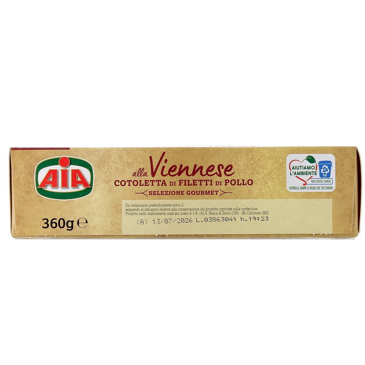 AIA Cotoletta Di Filetti Di Pollo Alla Viennese 360 g — immagine 3