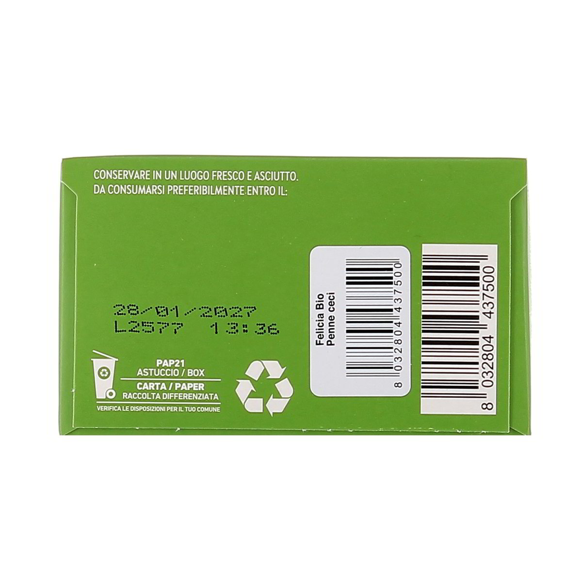 Felicia Penne Ceci Bio 250 g — immagine 3