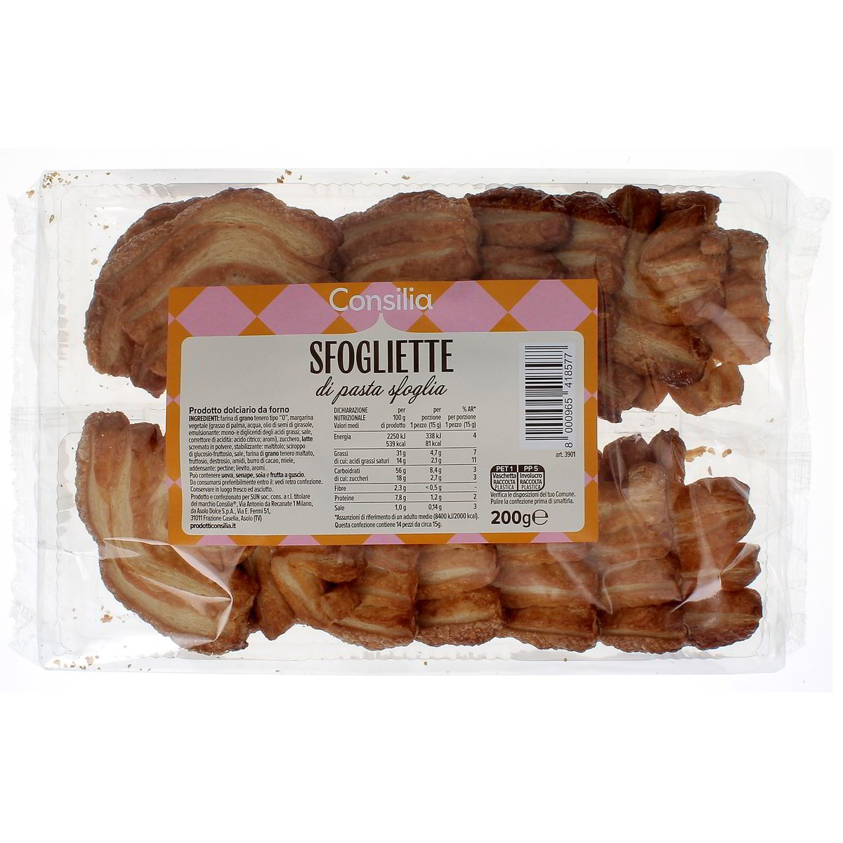Consilia Sfogliette Di Pasta Sfoglia 200 g