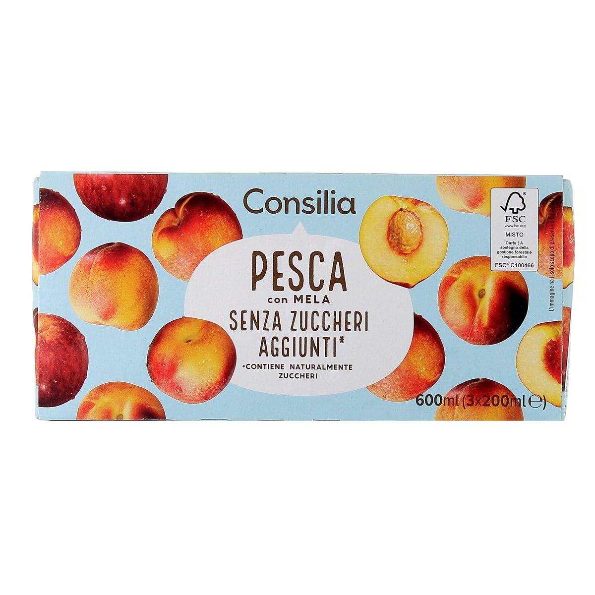 Consilia Pesca Con Mela Senza Zuccheri Aggiunti 3x20 cl
