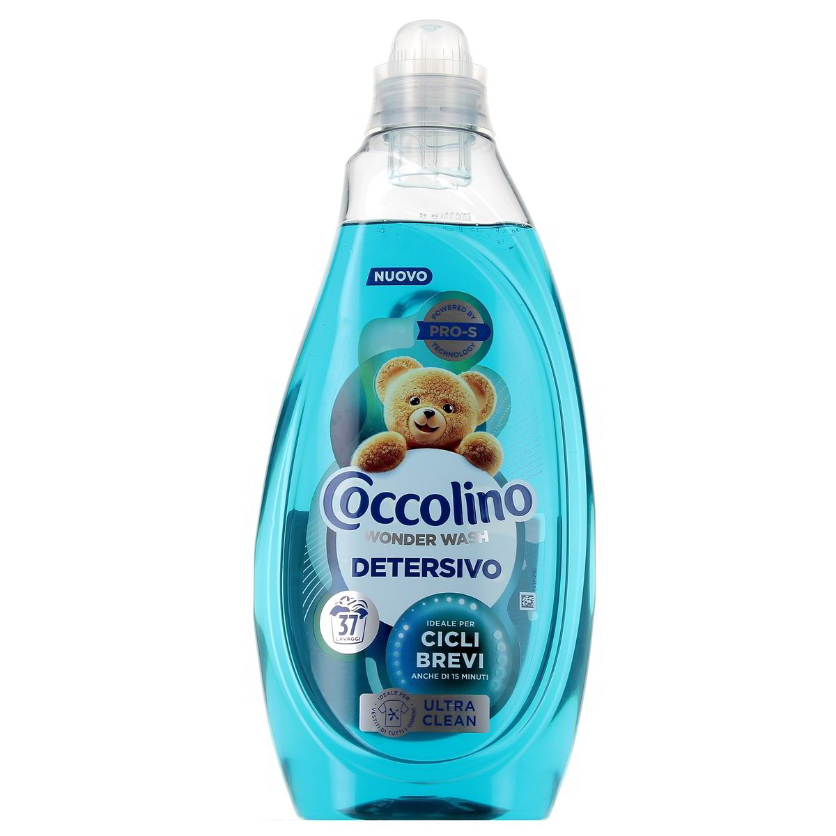 Coccolino Detersivo Liquido Ultra Clean 37 Lavaggi 1480 ml