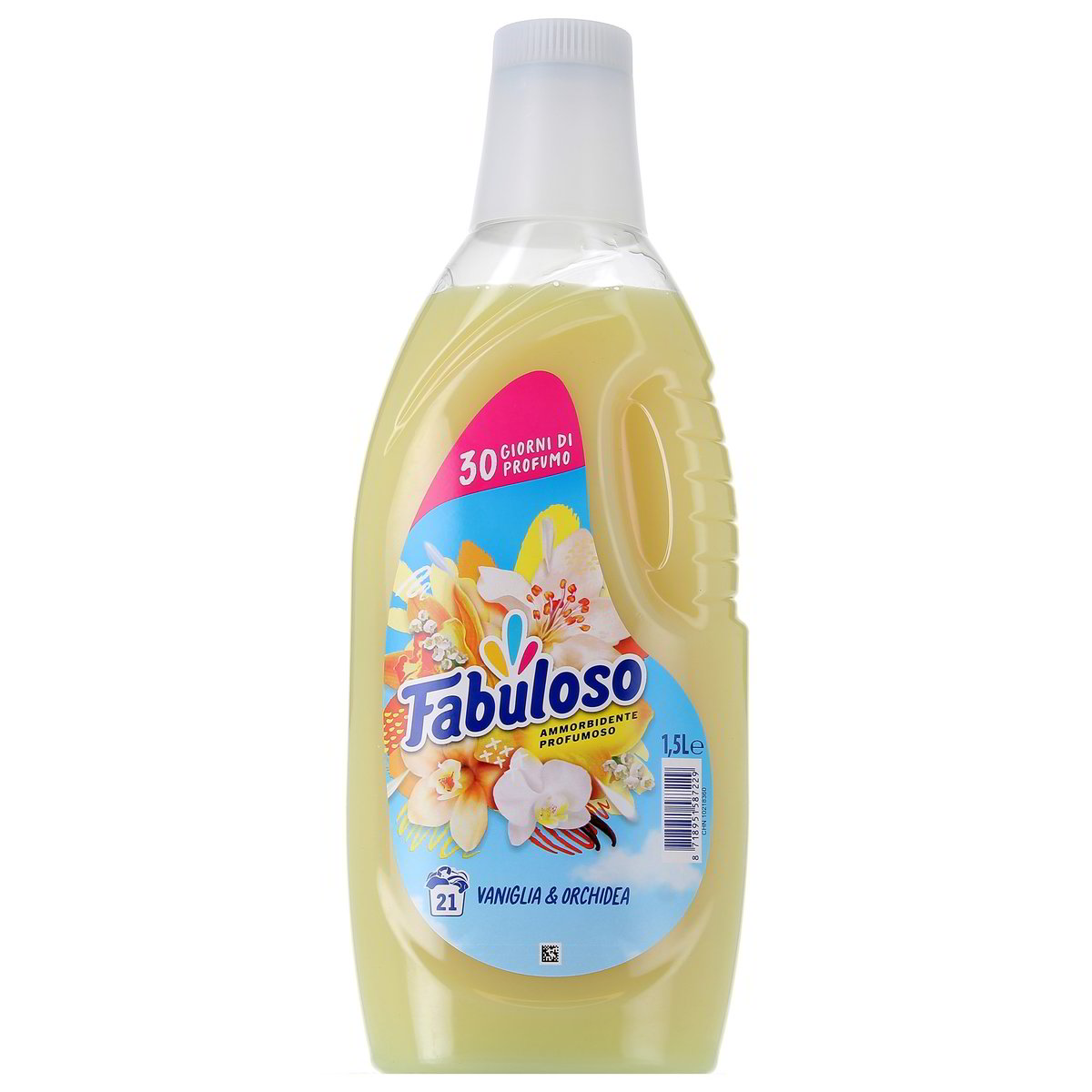 Fabuloso Ammorbidente Profumoso Vaniglia & Orchidea 21 Lavaggi 1,5 l