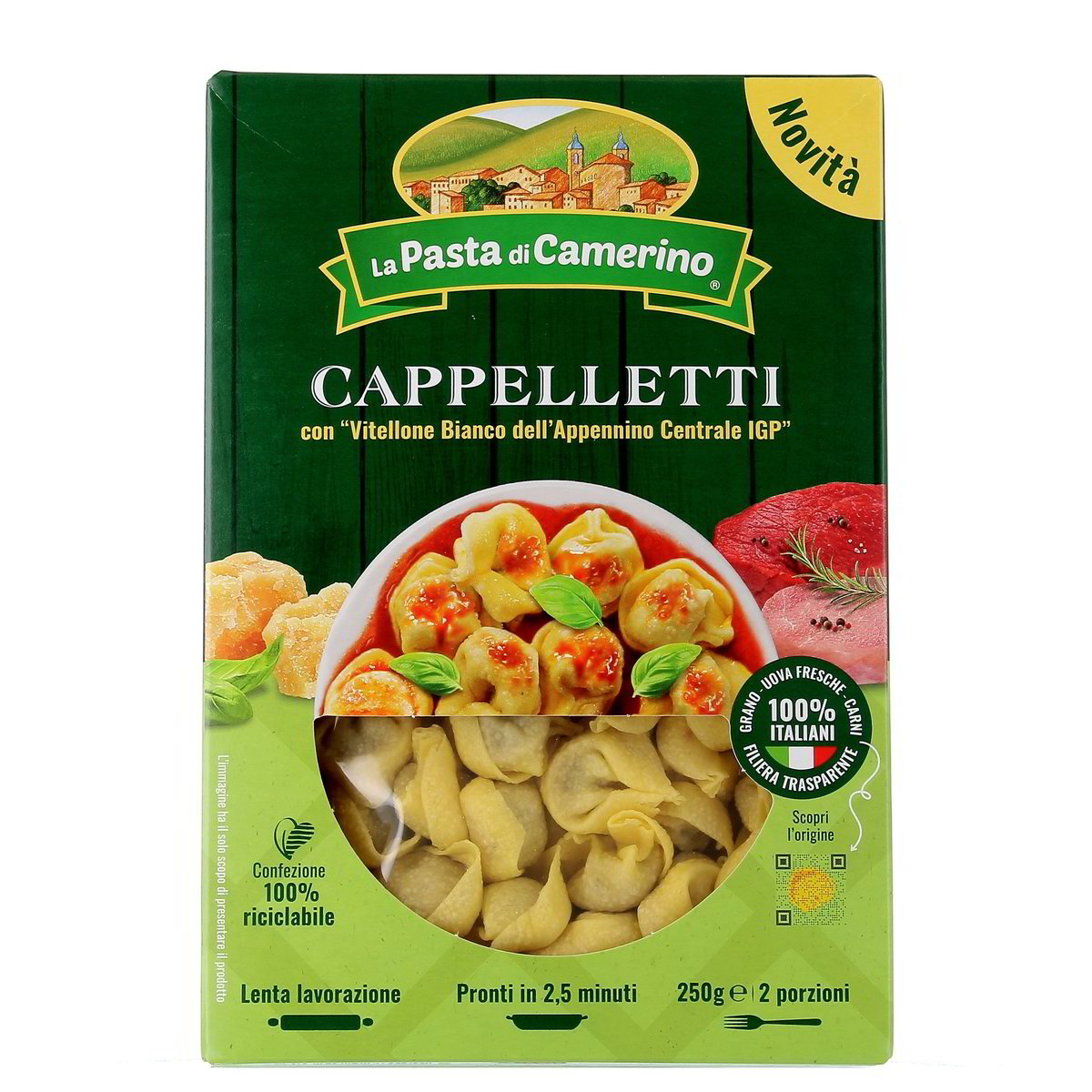 Pasta di Camerino Cappelletti Con "Vitellone Bianco Dell'appennino Igp" 250 g