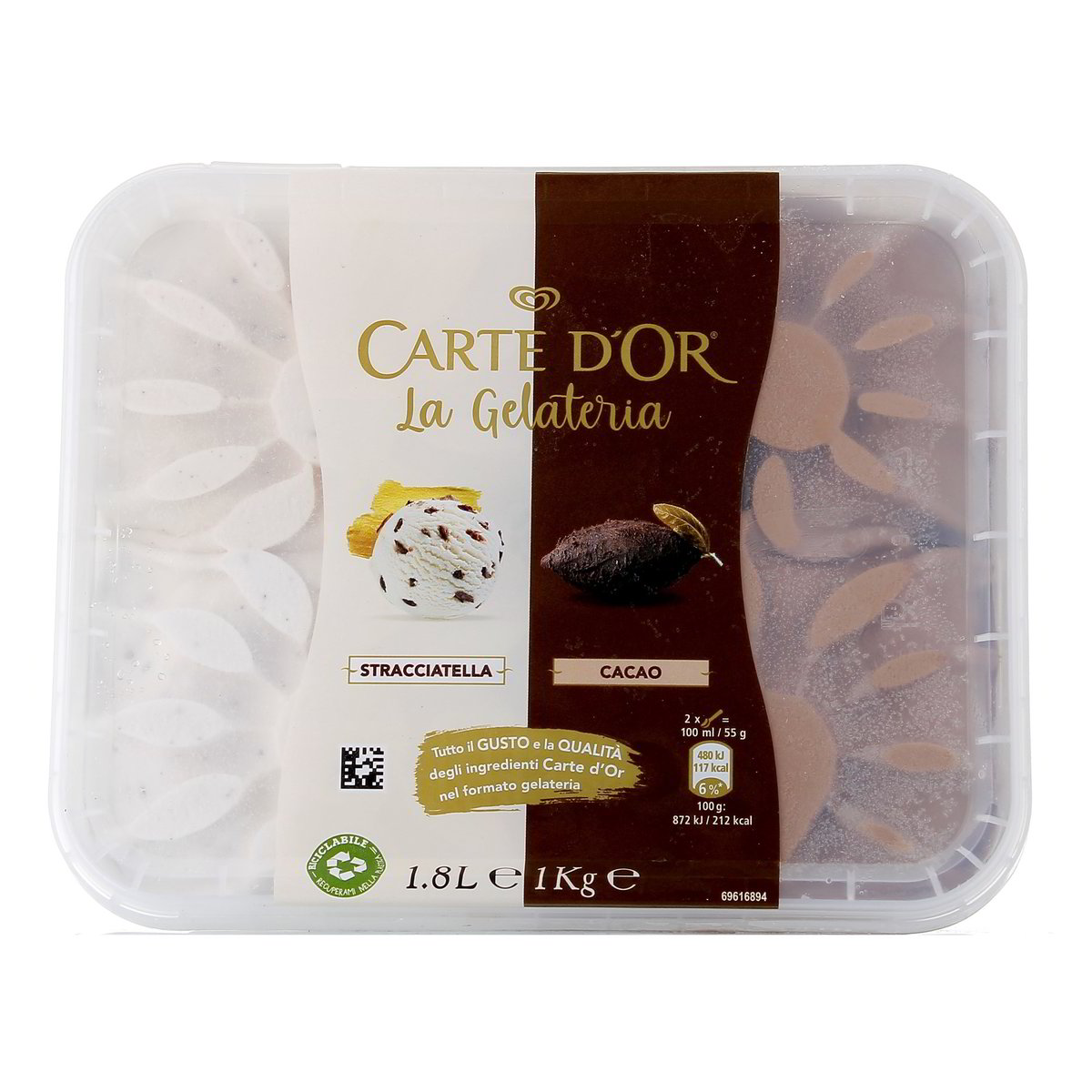 Algida Carte D'or La Gelateria Stracciatella E Cacao 1 kg