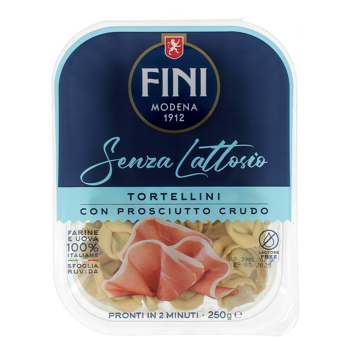 Fini Tortellini Con Prosciutto Crudo Senza Lattosio 250 g