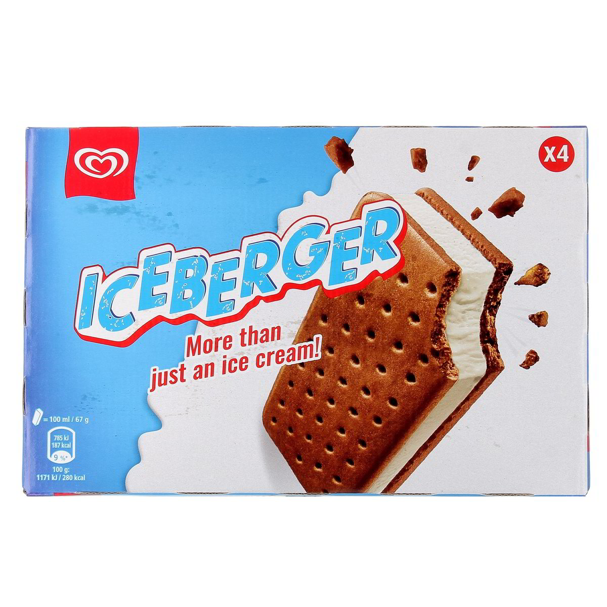 Algida BISCOTTO ICEBERGER x4 268 g