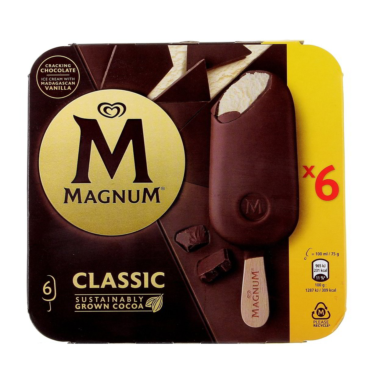 Algida MAGNUM CLASSIC x6 450 g