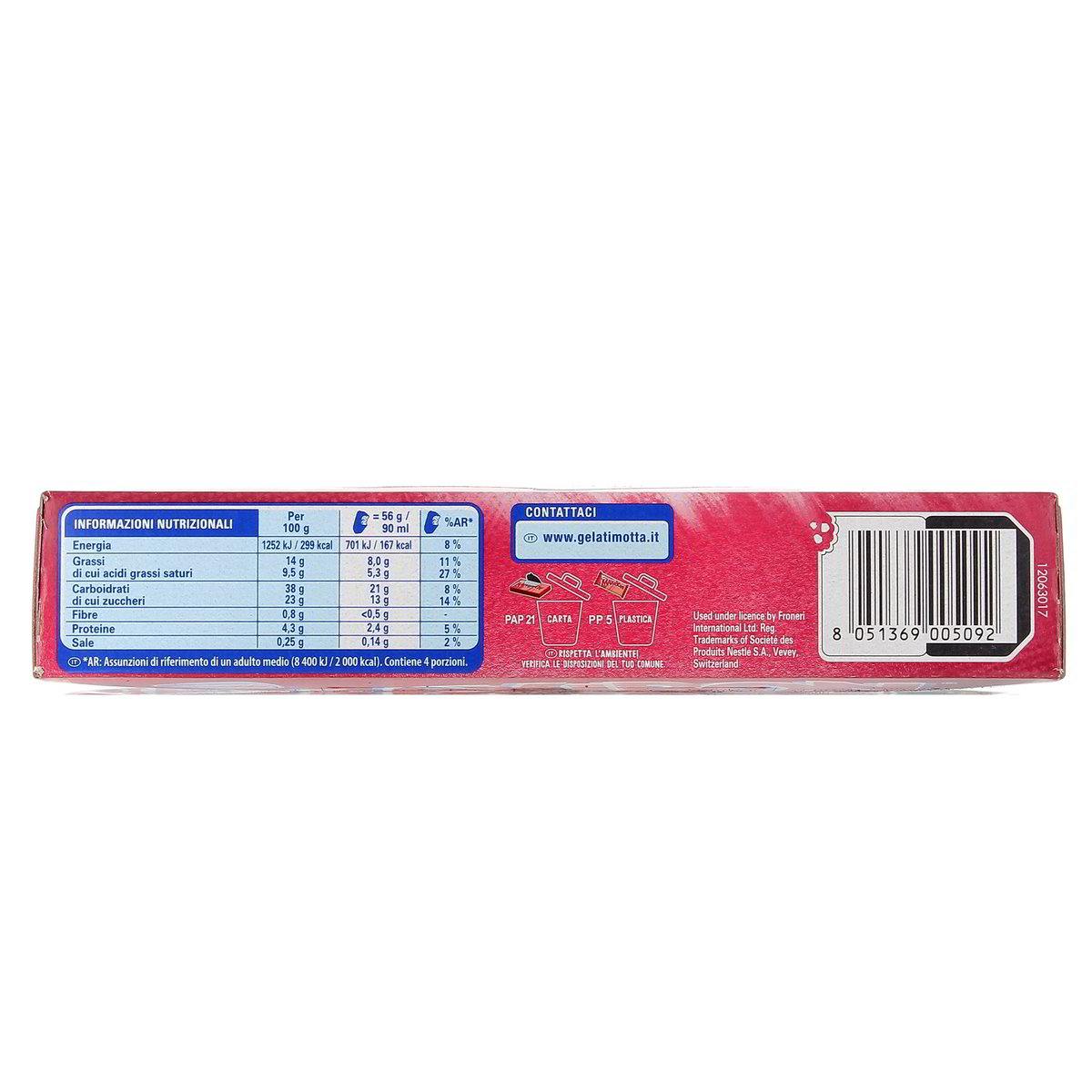 Nestle MAXIBON THE SPECIALS RED CHEESECAKE x4 228 g — immagine 3