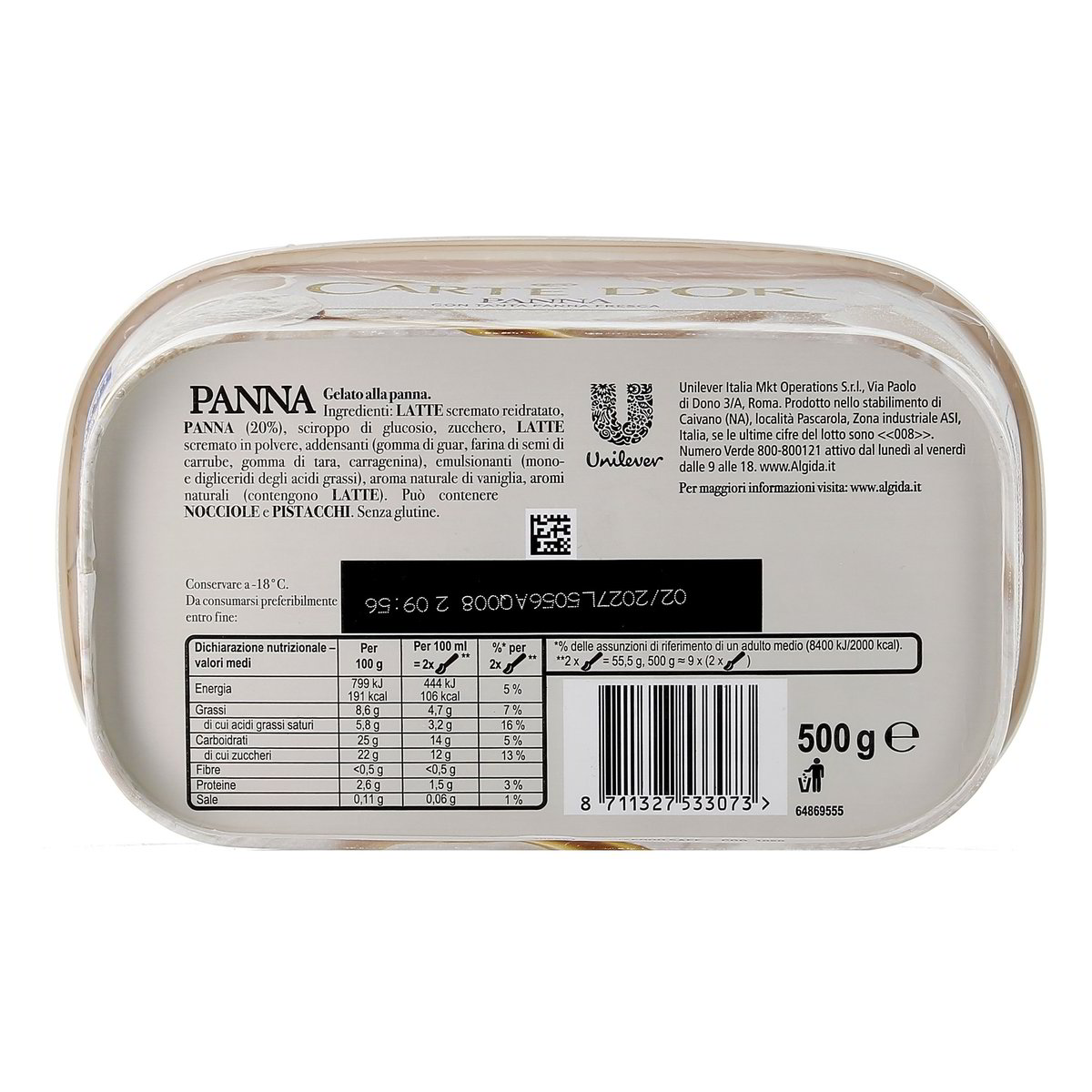 Algida Carte D'or Panna 500 g — immagine 3