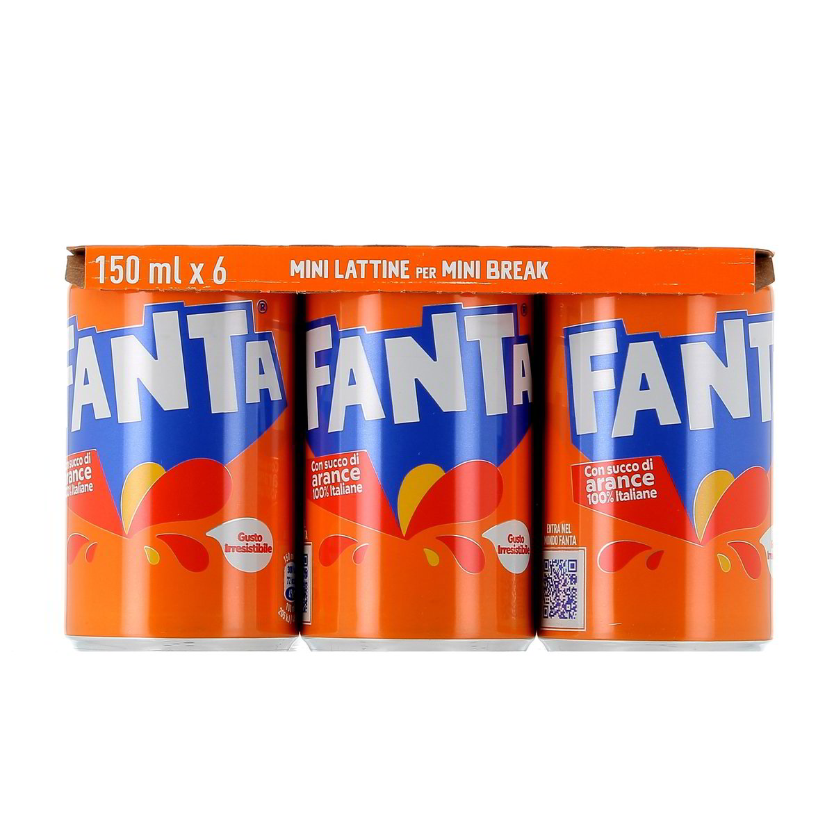 Fanta Original Mini Lattine 6x15 cl