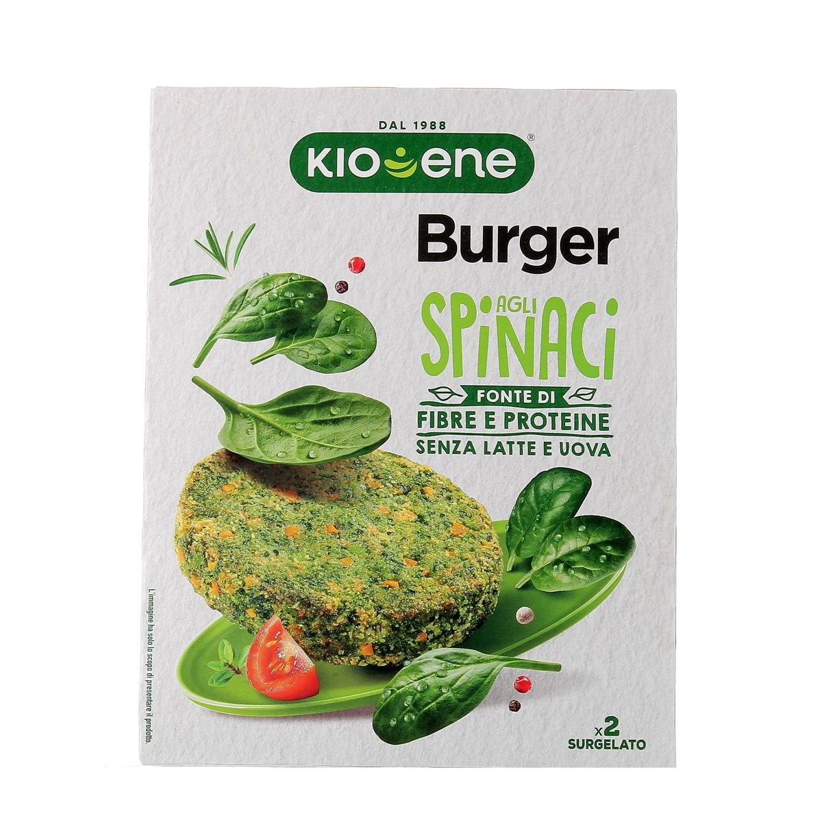 Kioene BURGER AGLI SPINACI x2 160 g