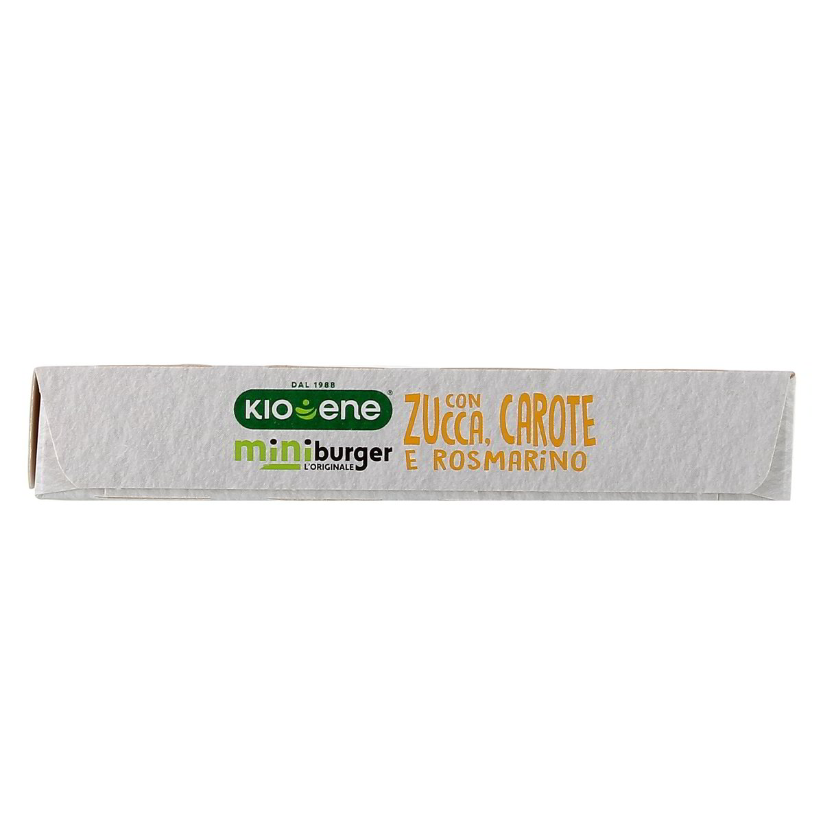 Kioene MINIBURGER L'ORIGINALE CON ZUCCA CAROTE E ROSMARINO x4 160 g — immagine 3