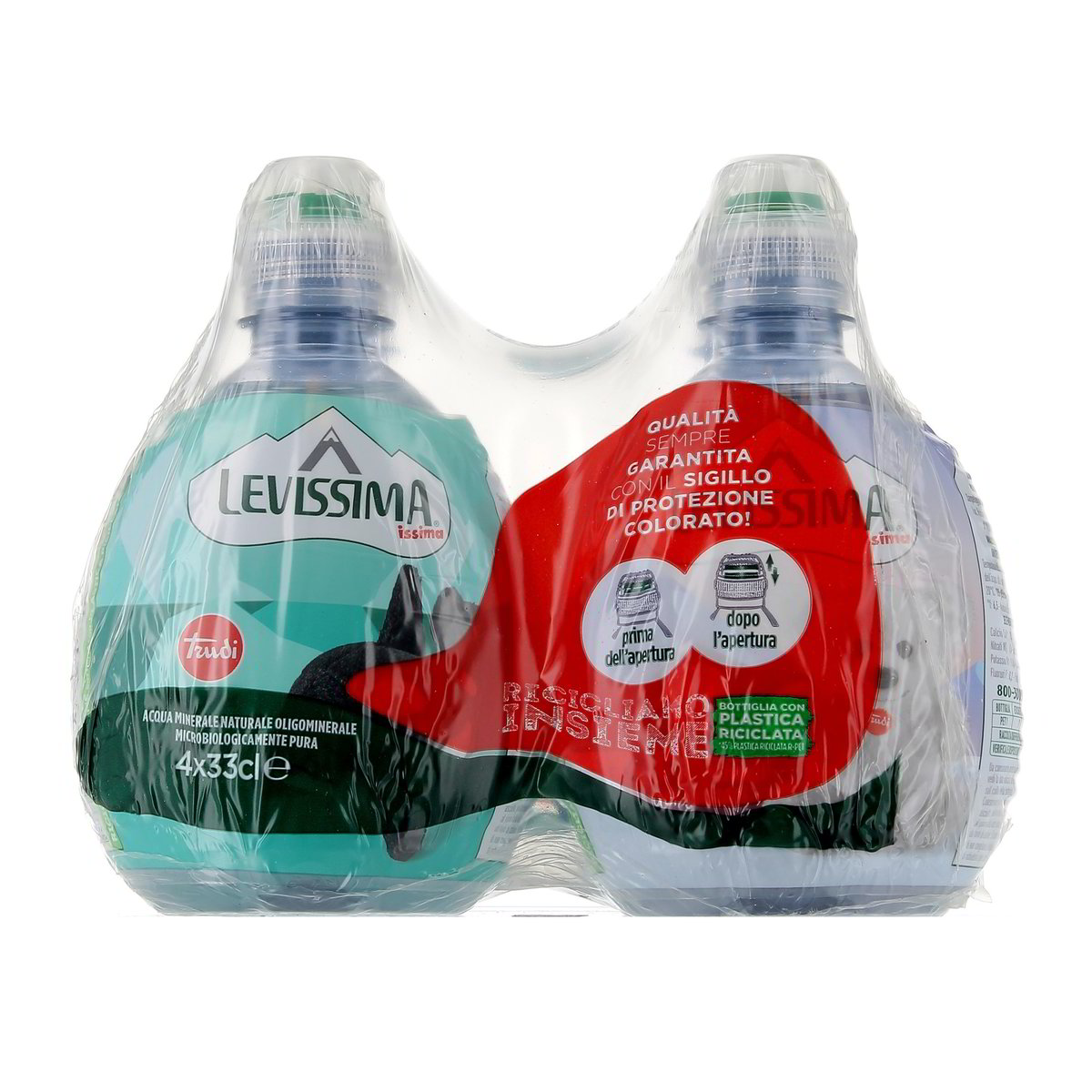Levissima Acqua Oligominerale Naturale 4x33 cl