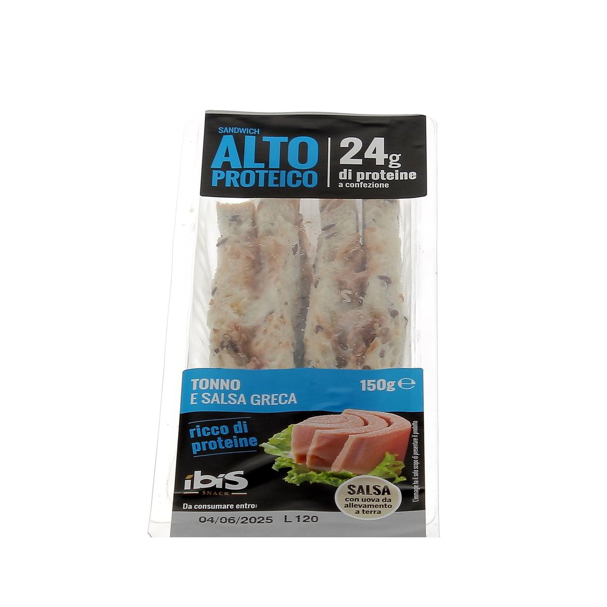 Ibis Sandwich Alto Proteico Tonno E Salsa Greca 150 g