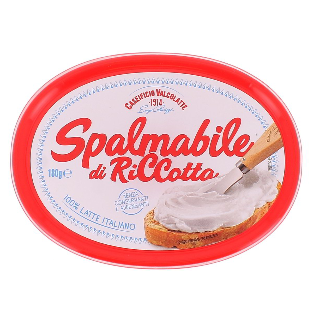 Caseificio Valcolatte Spalmabile Di Riccotta 180 g