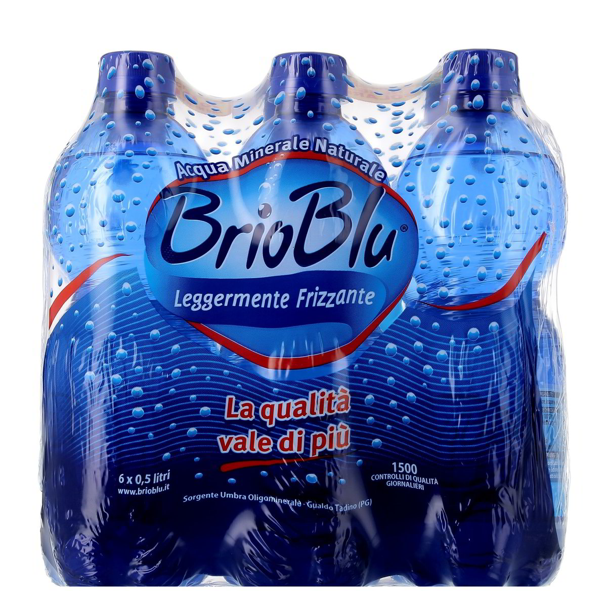 Rocchetta Acqua Brio Blu Leggermente Frizzante 6x50 cl
