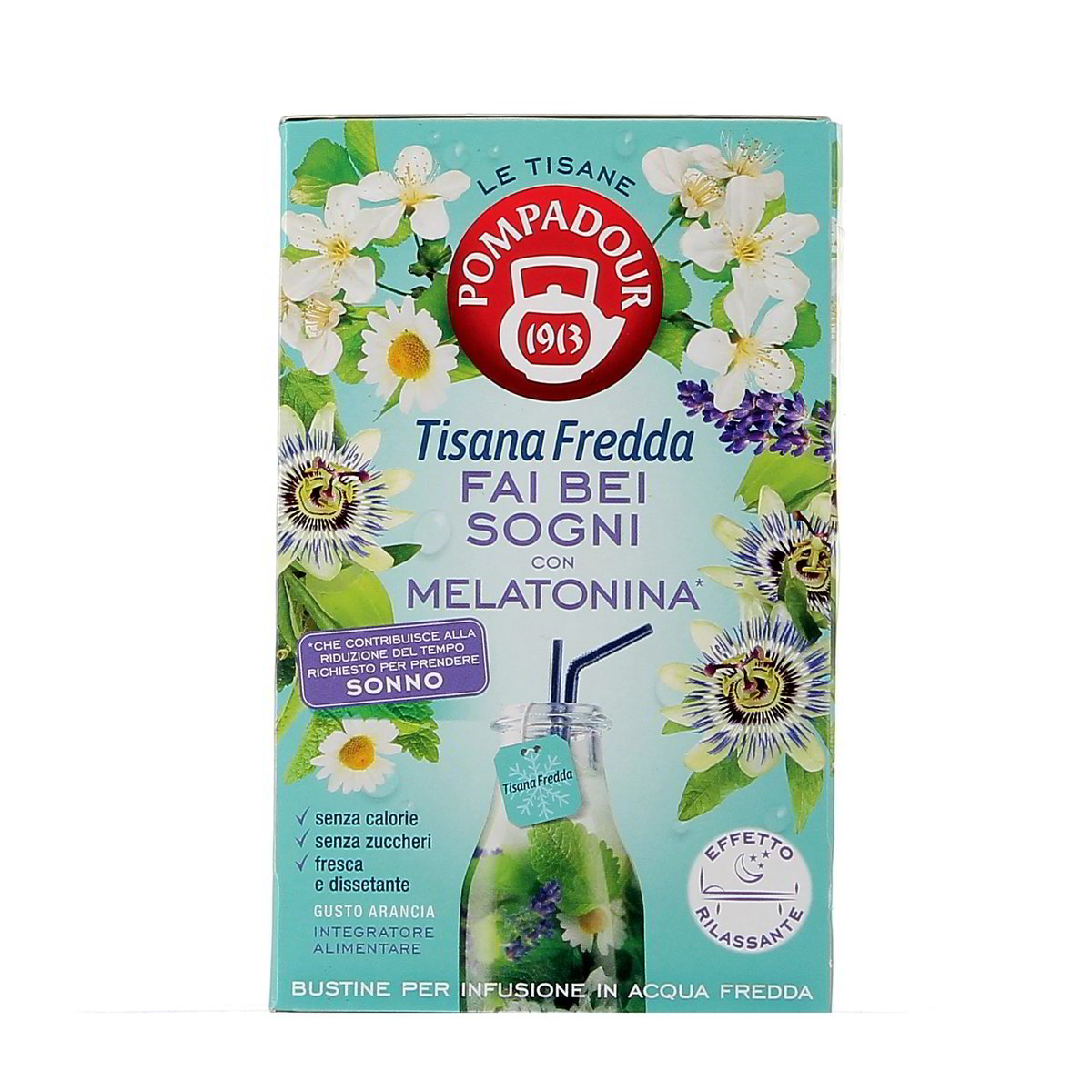 Pompadour Tisana Fredda Fai Bei Sogni Con Melatonina 18 Filtri 45 g