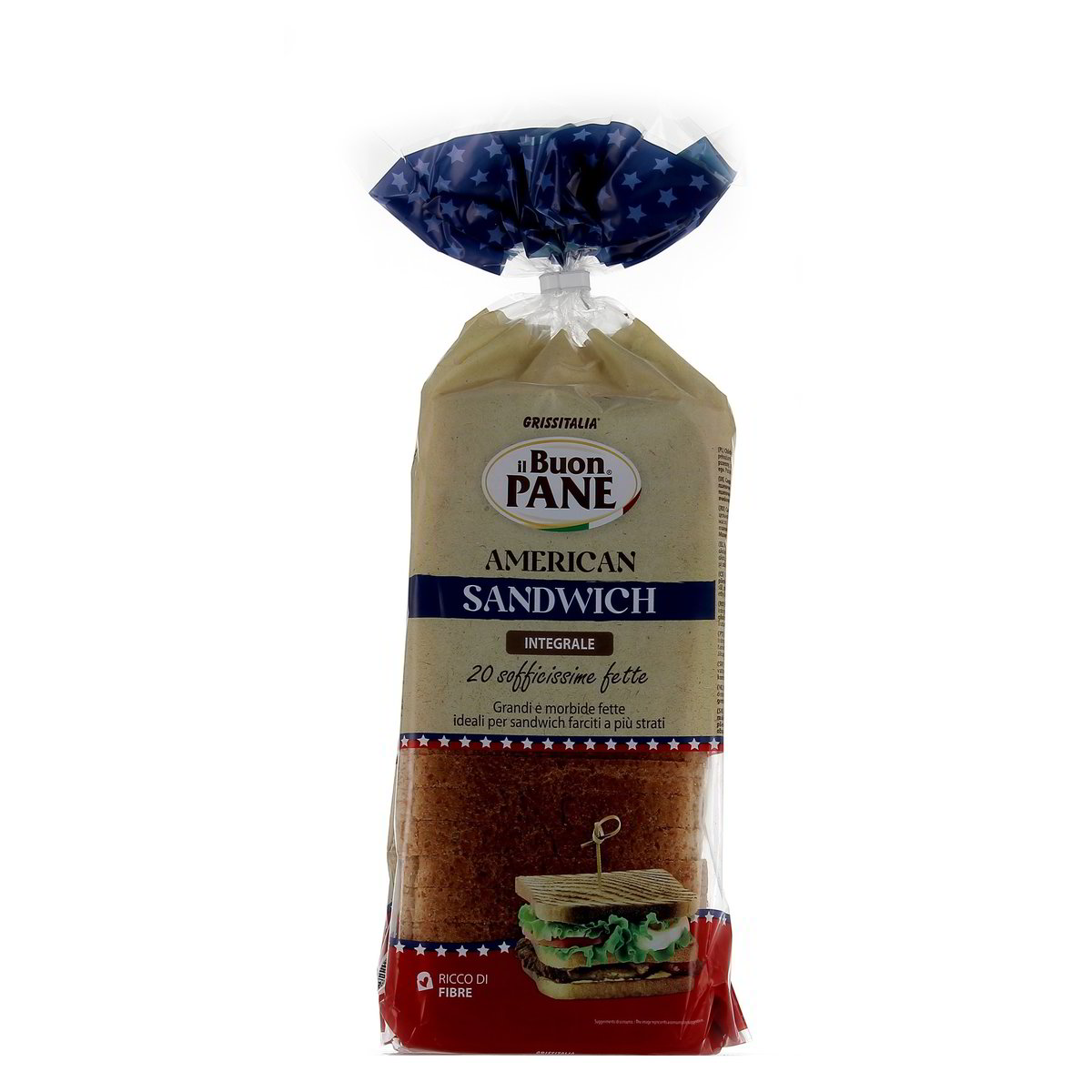 IL Buon Pane American Sandwich Integrale 20 Fette 750 g