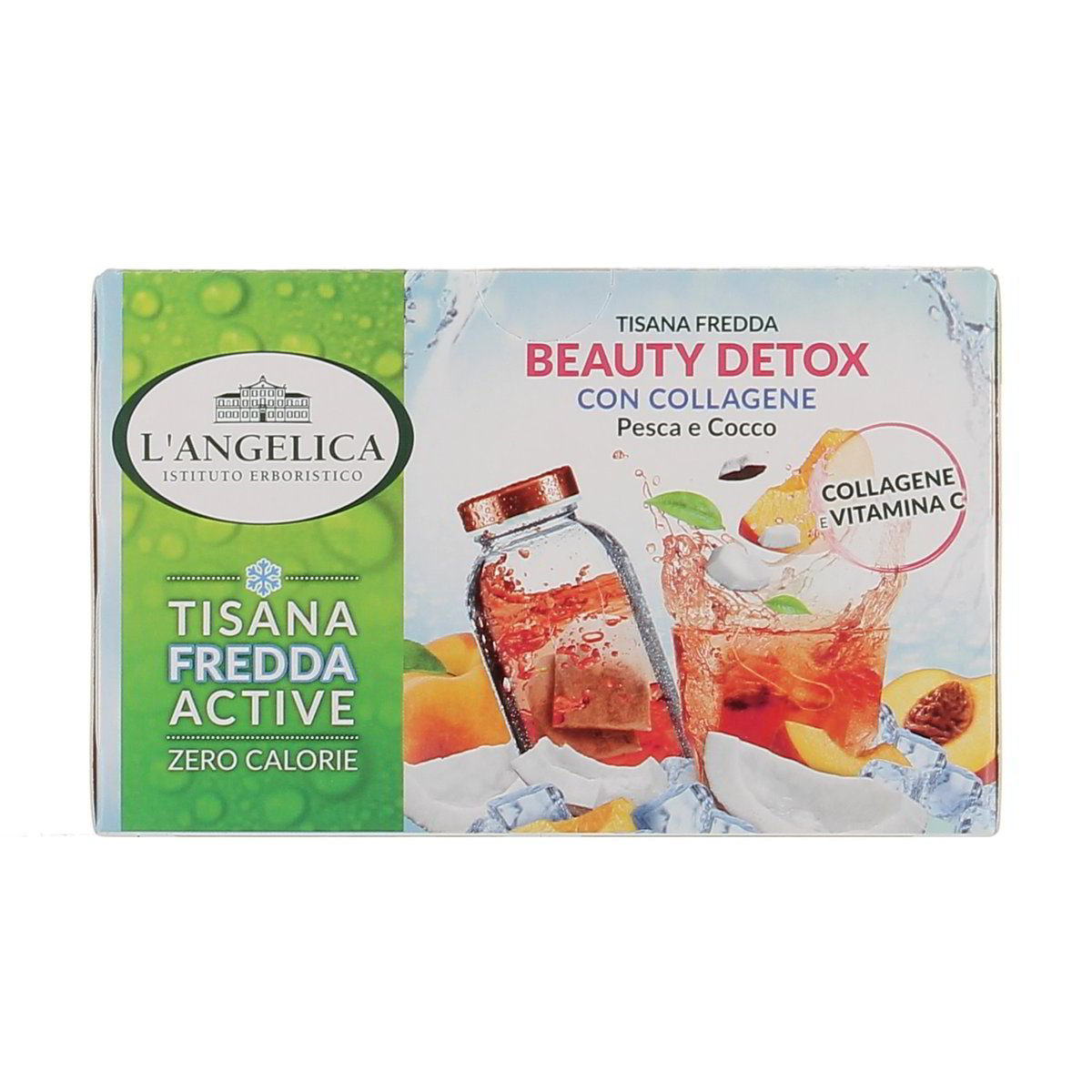 L'Angelica Tisana Fredda Beauty Detox Con Collagene Pesca E Cocco 18 Filtri 32,4 g