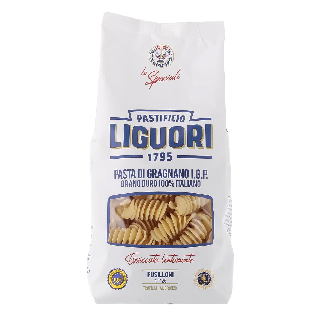 Pastificio Liguori Fusilloni N.126 Pasta Di Gragnano Igp Grano Duro 100% Italiano 500 g