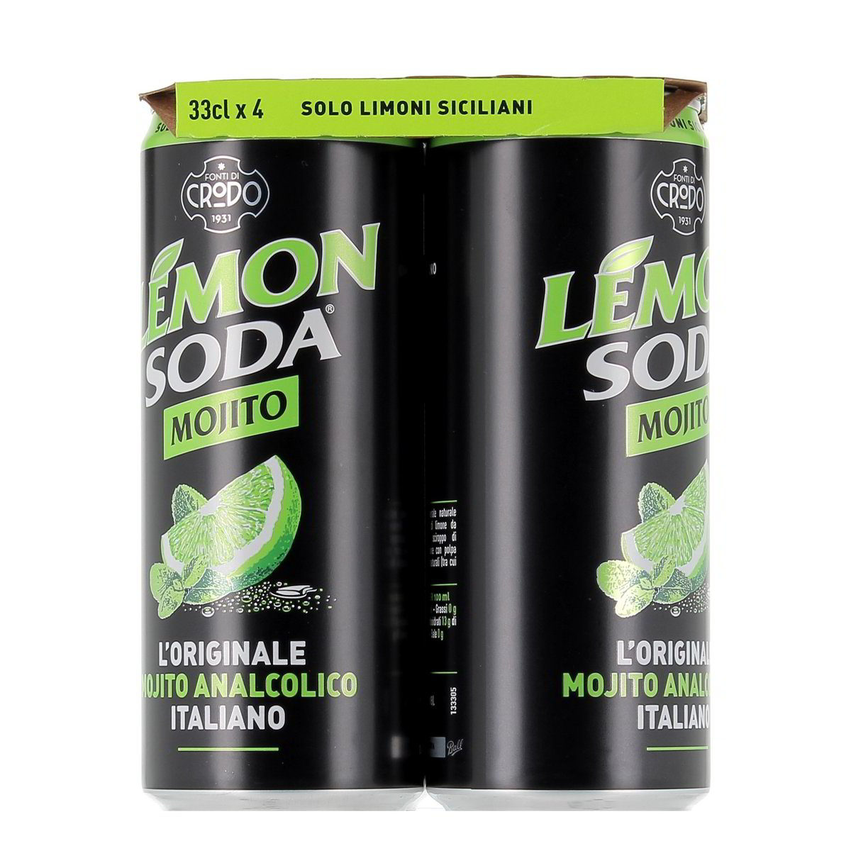 Lemonsoda Mojito Analcolico Italiano 4x33 cl
