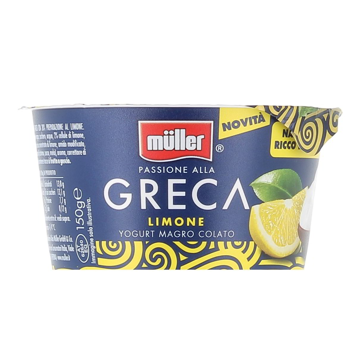 Müller Passione Alla Greca Limone 0% Grassi 150 g