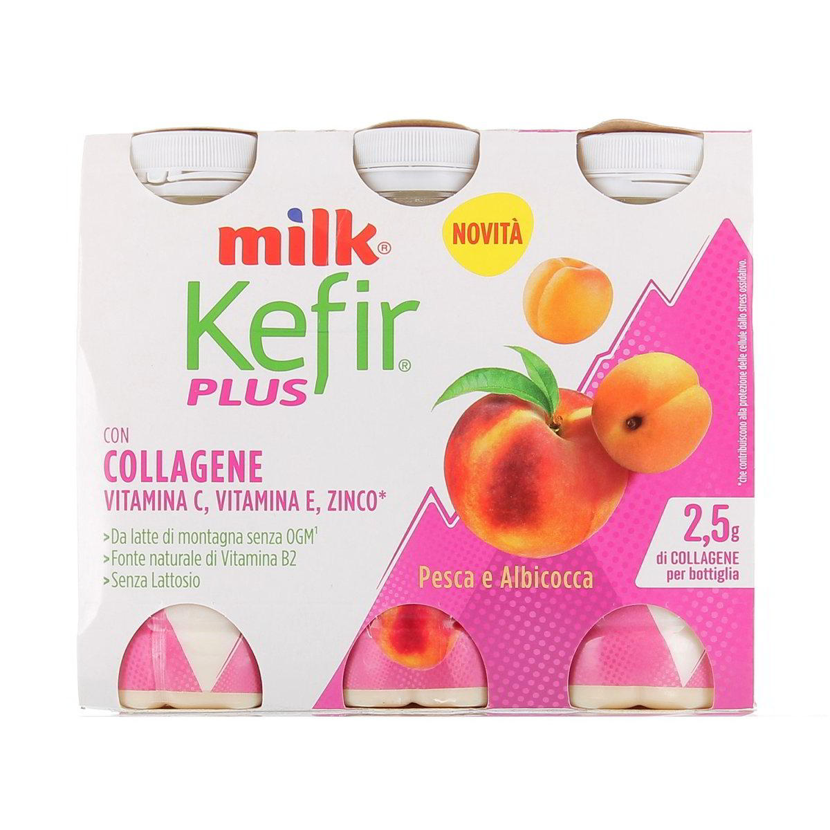 Milk Kefir Plus Pesca E Albicocca Con Collagene