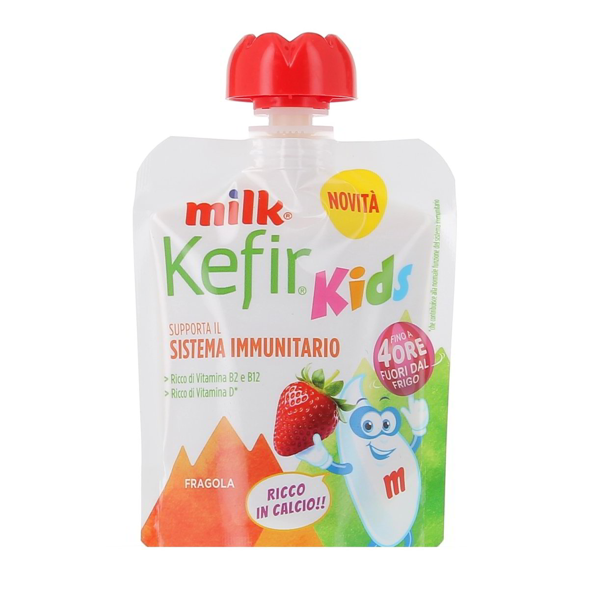 Milk Kefir Kids Gusto Fragola