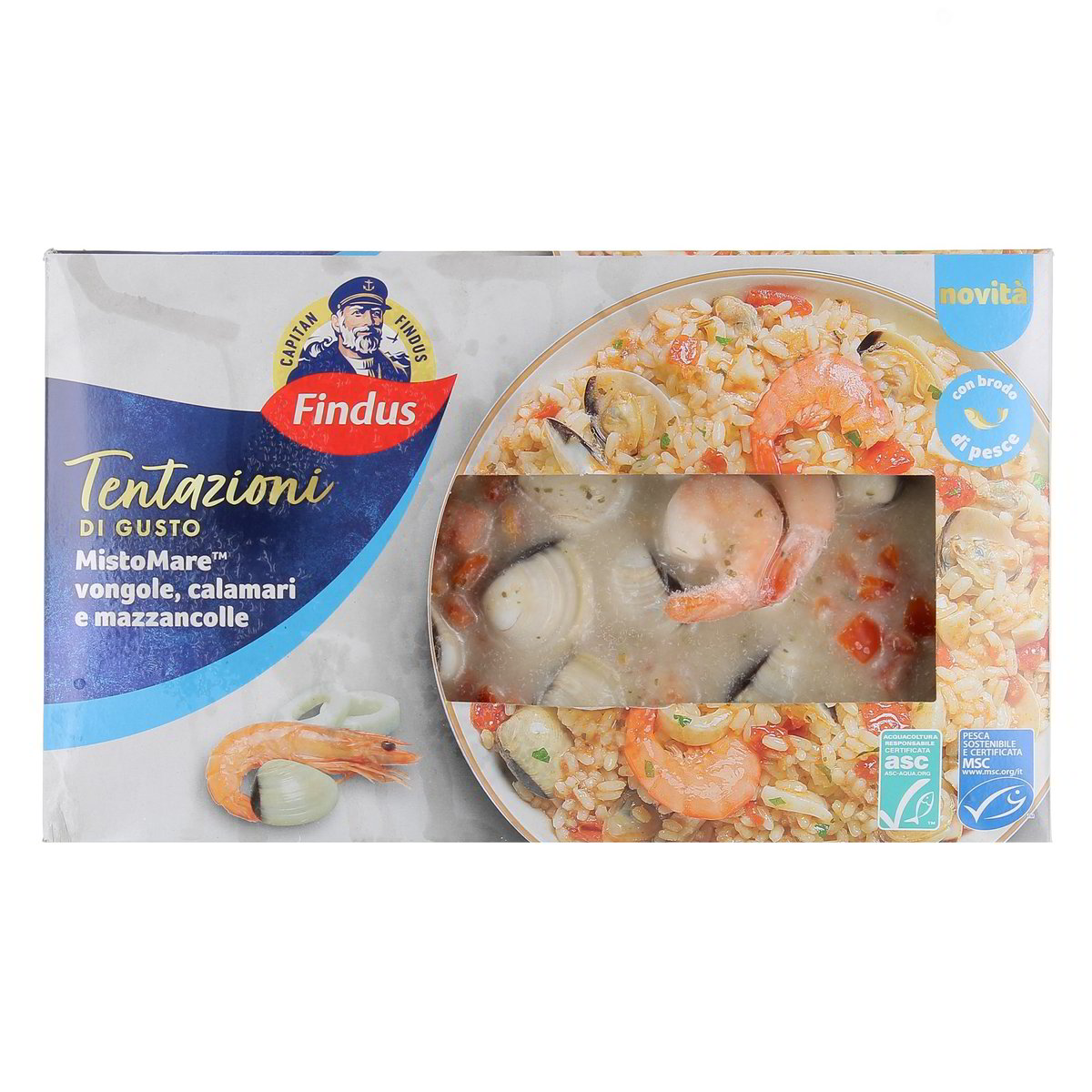 Findus Tentazioni Di Gusto Misto Mare Vongole Calamari E Mazzancolle 400 g