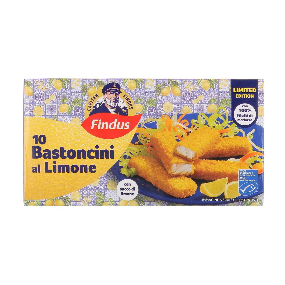 Findus 10 Bastoncini Con Filetti Di Merluzzo E Succo Di Limone 250 g