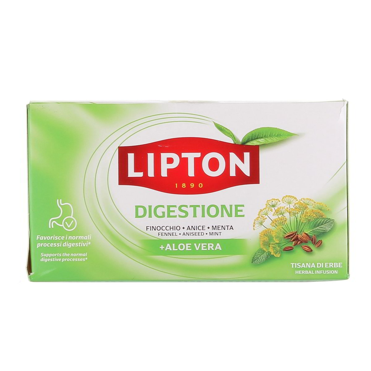 Lipton Tisana Digestione Finocchio Anice Menta + Aloe Vera 17 Filtri 32,3 g