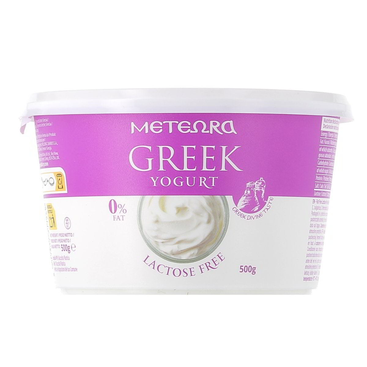 Meteora Yogurt Greco 0% Grassi Senza Lattosio 500 g