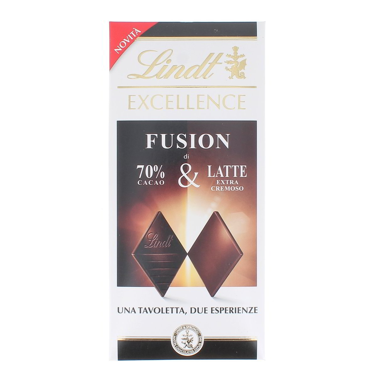 Lindt Excellence Fusion Tavoletta Di Cioccolato 70% Cacao & Latte Extra Cremoso 100 g